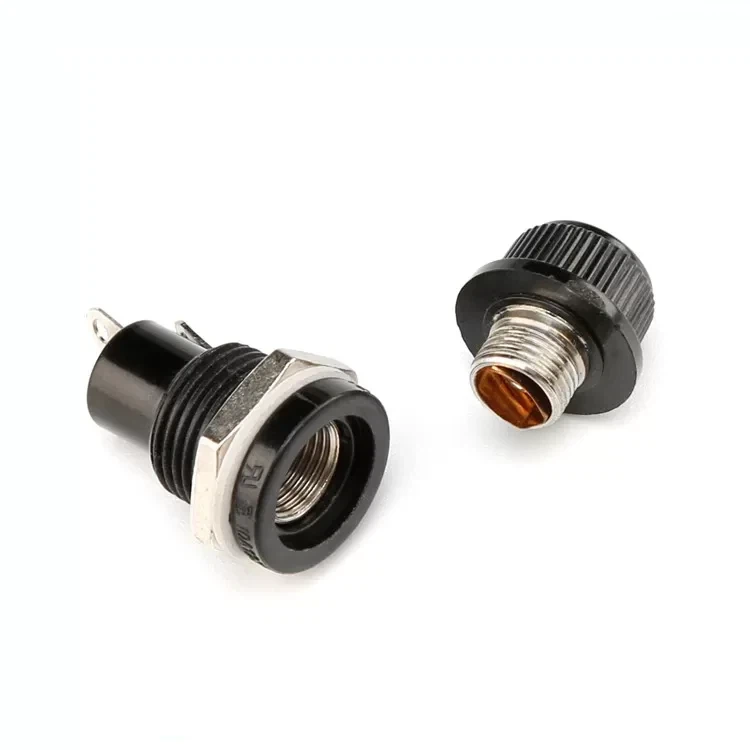 Panel Mount 5 X 20mm Screw Cap Fuse Holder