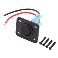 1 Gang 12V 20A BLUE LED SPST TOGGLE ROCKER ON/OFF MARINE SWITCH PANEL